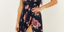 Best Way I Know Dress In Navy Floral