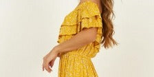 Notre Dame Maxi Dress In Yellow Floral