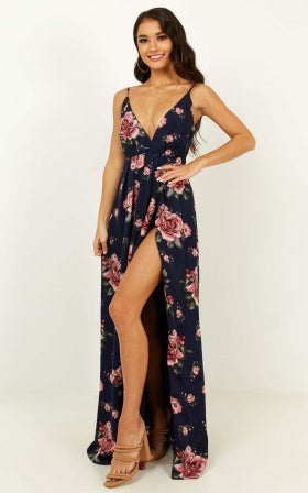 Best Way I Know Dress In Navy Floral