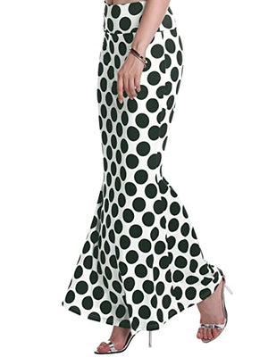 Florboom Womens Polka Dot Print Maternity Maxi Skirt