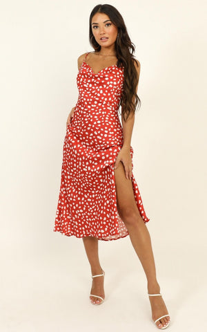 Best Game Dress In Red Spot