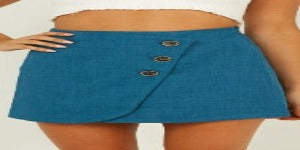 Dancing Alone Skirt In Teal