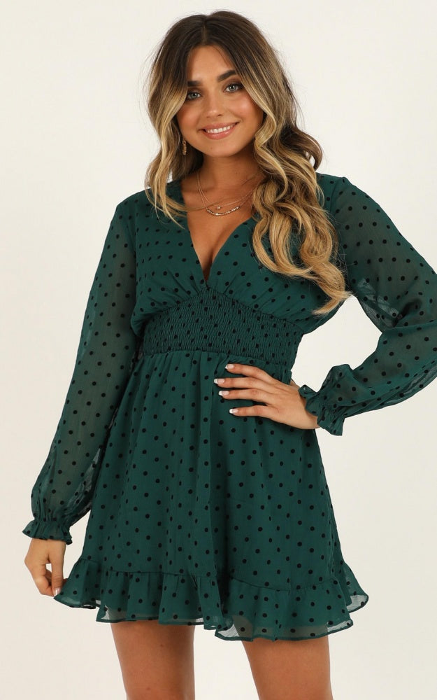 Pretty As You Dress In Emerald Spot
