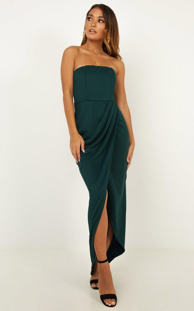 Already Home Dress In Emerald