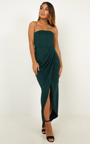 Already Home Dress In Emerald